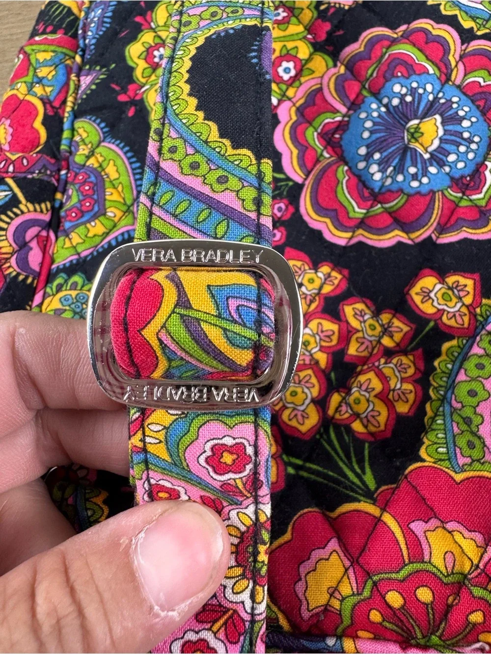 Vera Bradley Symphony In Hue Small Backpack Retired Floral Paisley Bag